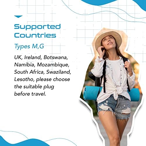 Ultimate Compact Travel Power Adapter for UK & Ireland – Dual USB & USB-C Fast Charger with 3.1 A Output – Type G Plug Converter for Seamless Global Connectivity in Hong Kong, England, Dubai, and Saudi Arabia – Safe, Efficient Design for Smart Travelers