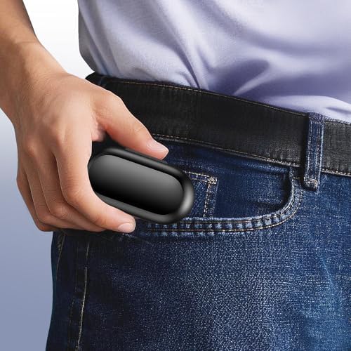 Lanteso Bluetooth 5.3 True Wireless Earbuds – Lightweight Sports Headphones with 48-Hour Playtime, Deep Bass Sound, Built-In Mic for Hands-Free Calls, Stylish Purple Finish for Active Lifestyles – Exceptional Comfort and Immersive Audio Quality