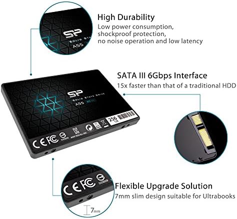 Transform Your Device with Silicon Power 1 TB SATA III SSD – High-Speed 3 D NAND Storage, SLC Cache Performance Boost, Compact 2.5″ Design for Seamless Upgrades and Enhanced Productivity