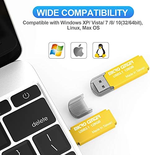 Micro Center Pro 512 GB USB 3.1 Gen1 Flash Drive – Ultra-Fast External Data Storage Solution for Professionals and Students – Compact Green Thumb Drive with Enhanced Compatibility for PCs, Laptops & Consoles