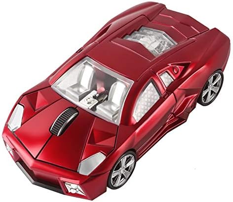Rev Up Your Productivity with the CHUYI Sports Car Shaped Wireless Mouse – 1600 DPI, Cordless Optical Design for Effortless Use at Home, School, or Office, Perfect Gift for Tech Enthusiasts (Vibrant Blue)