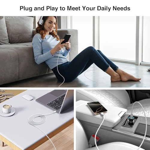 6.6 Ft High-Speed Charging Cable for Arlo Pro/Pro2, Arlo Q, Essential Spotlight XL, Wyze Cam Pan, and Oculus Go – Durable Micro USB Power Cord for Enhanced Smart Home Device Performance and Flexibility