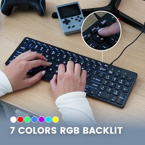 Transform Your Workspace with the Perixx PERIBOARD-215 B US Wired Keyboard – Ultra-Slim Design, Scissor Switch Keys for Silent Precision, Dual USB-A & USB-C Ports for Ultimate Connectivity, Detachable Cable for On-the-Go Convenience, Sleek Black Finish Perfect for Any Aesthetic, Compatible Across Multiple Operating Systems for Versatile Use – Elevate Your Typing Experience Today!