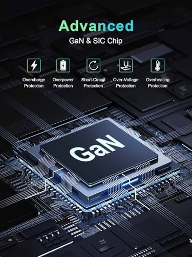 Revolutionary 188 W Ga N USB-C Multiport Charger – High-Efficiency 5-Port Fast Charging Station with PD 3.1 & PPS Compatibility for Mac Book, i Phone 16 Pro Max, Samsung Galaxy S24, Dell XPS & More – Includes Premium 240 W Cable for Enhanced Safety and Performance