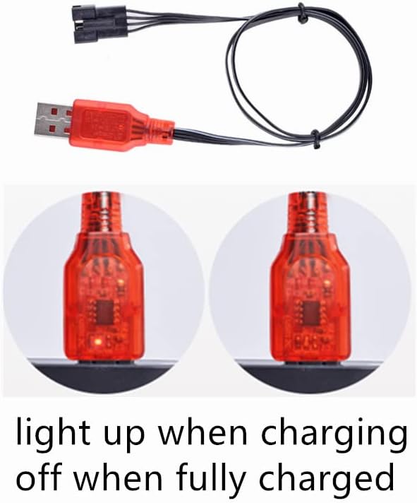 High-Performance CBB 7.4 V 600 m Ah Li-ion Battery with SM-4 P Plug & USB Charger – Ultimate Power Solution for Airsoft Guns & Gel Blasters, Extended Playtime, and Superior Compatibility