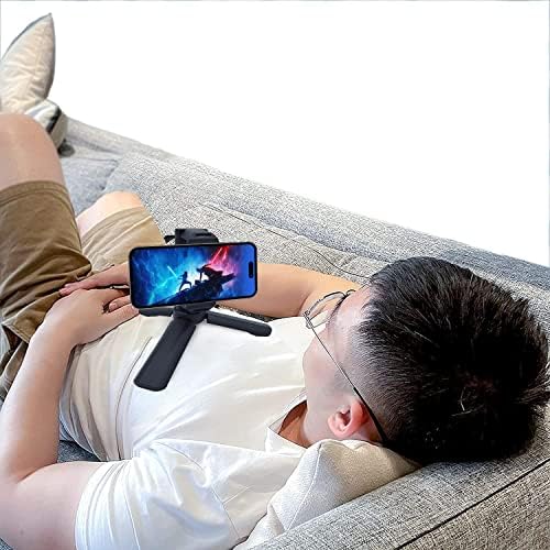 GottaHaveit iPhone Desk Stand, Stream & Watch Movies in Bed While Charging, Swivels & Adjusts, Hands Free, Travel iPhone Stand, Fits Cellhones 2.3-3.4″ Wide, Sturdy, Foldable, Black (2 Pack) – Enhanced Compatibility and Speed