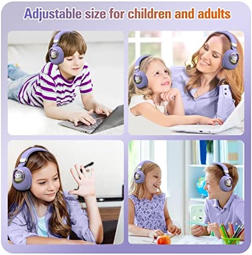 Enchanting Pink Cat Ear Bluetooth Headphones for Kids – Fun Noise-Cancelling Over-Ear Design with LED Lights, Ultimate Comfort for School, Travel, and Everyday Adventures – Elevate Young Music Experiences with Superior Sound Quality and Playful Style