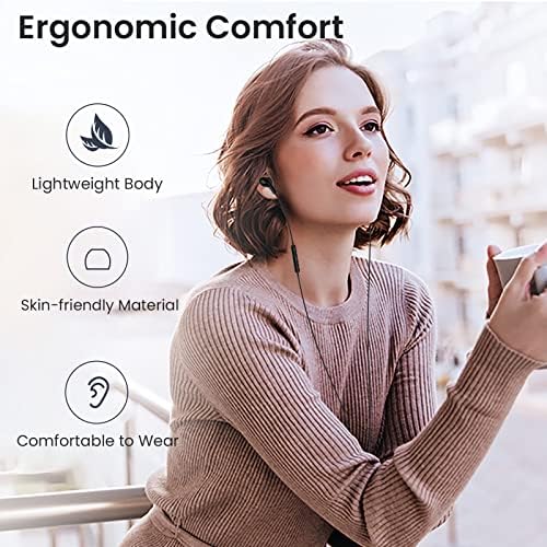 Guguearth Lightning Earbuds: Premium MFi Certified In-Ear Headphones for i Phone with Magnetic Design and Built-in Mic – Superior Sound Quality for i Phone 14, 13, 12, 11 Pro Max, XR, 8, 7 (Black) – Experience Tangle-Free Convenience and Ergonomic Comfort