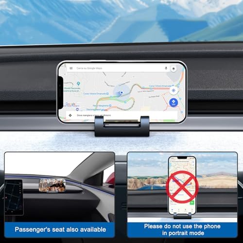 Elevate Your Tesla Experience with the Durable Silicone Car Cell Phone Mount for Model Y & Model 3 (2017-2023) – Effortless Installation, Secure Fit for i Phones & More – Convenient 2-Pack for Versatile Use and Enhanced Safety