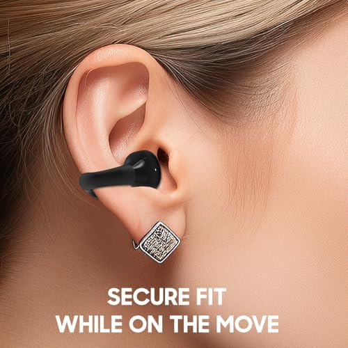 Revolutionary C1 Pro Clip-On Bluetooth Earbuds – Open-Ear Design for Active Lifestyles, Ultimate Ambient Awareness, Lightweight Comfort for Glasses Wearers, Premium Sound Quality with Deep Bass and Crystal Clarity, Extended Battery Life for All-Day Use, Stylish Ear Clips Perfect for Daily Wear and Special Events