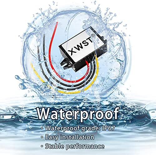 Versatile Waterproof DC/DC Buck Converter: 36 V/48 V to 5 V Step Down Module – 6 A, 30 W Power Supply for Automotive, Marine & Solar Applications – Enhanced Efficiency & Safety Features for Reliable Power Delivery