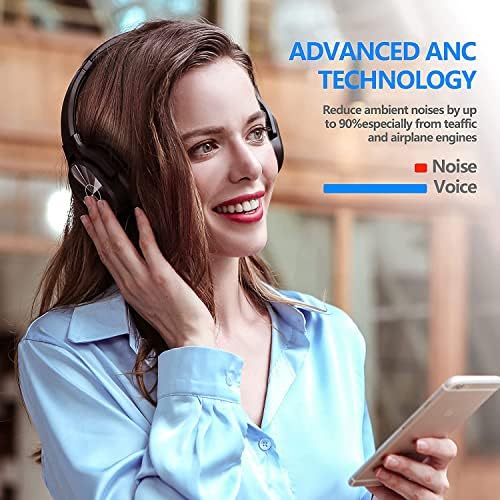 Unleash Immersive Sound Quality with ZIHNIC Rose Gold Bluetooth Headphones – 40-Hour Battery Life, Superior Noise Cancelling, and Plush Earpads for Ultimate Comfort – Perfect for Travel, Daily Commutes, and Home Listening – Seamless Device Pairing for Effortless Enjoyment