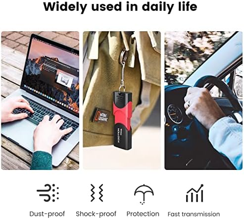 KOOTION 256 GB USB 3.0 Flash Drive – High-Speed Retractable Thumb Drive with Rugged Design and LED Indicator for Reliable Data Storage and Transfer – Ideal Memory Stick for Professionals and Students