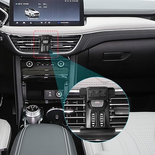 Ford Escape Cell Phone Holder Mount: Custom Dashboard & Air Vent Bracket for 2020-2025 Models – Adjustable Design for 4.0″-7.0″ Smartphones, Enhanced Stability & Easy Installation for Safe Navigation and Hands-Free Use