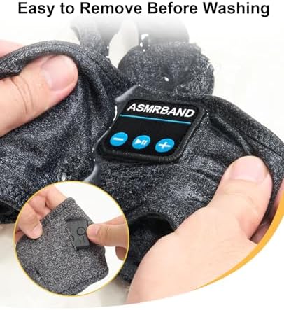 Revolutionary Bluetooth Sleep Headphones & Mask for Side Sleepers – Premium Adjustable Noise-Canceling Headband for Ultimate Comfort and Restful Nights