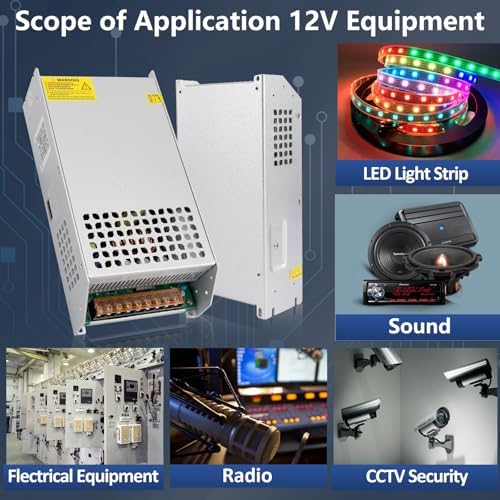 High-Performance 600 W 36 V DC Power Supply Converter – Versatile 110 V AC to 36 V Switching Transformer for Winches, Car Jacks, CCTV Systems & More – Exceptional Reliability with Advanced Safety Features and Compact Design for High-Demand Applications