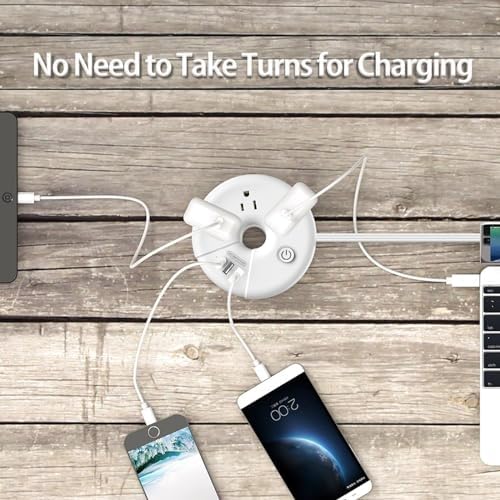 Compact Travel Power Strip – NTONPOWER 3 Outlets & 3 USB Ports (1 USB-C) for Effortless Charging on Cruises, Hotels & Home – 3 ft Short Extension Cord, Lightweight & Cruise Approved for Seamless Device Connectivity – Essential Travel Accessory for Adventurers & Tech Enthusiasts