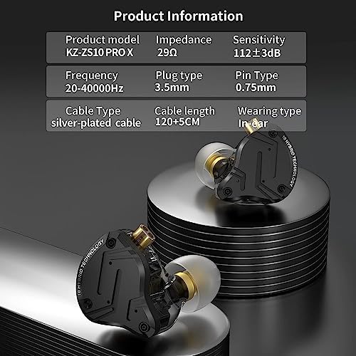 Discover the KZ ZS10 PRO Wired Gaming Earbuds – the Ultimate In-Ear Monitors with Advanced 4 BA + 1 DD Drivers for Audiophile-Level Sound Quality and Gaming Precision. Engineered with Superior Noise Cancelling Technology, these Ergonomically Designed Earbuds Feature a Detachable 2-Pin Cable for Effortless Replacement and Enhanced Compatibility Across Devices. Experience Unmatched Comfort During Extended Sessions, Thanks to Their Snug Fit, While the Built-In Microphone Facilitates Seamless Communication for Gaming or Calls. Immerse Yourself in Rich, Detailed Audio Like Never Before – Elevate Your Listening Experience with KZ ZS10 PRO, Where Exceptional Sound Meets Durable Craftsmanship. Perfect for Gamers and Music Enthusiasts Seeking High-Performance Earbuds That Deliver on Every Level.