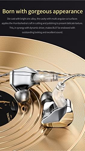 Transform Your Listening Journey with keephifi BLON BL-T3 High Fidelity In-Ear Monitors – Premium 11 mm Copper Clad Diaphragm for Deep Bass and Crystal Clear Vocals, Ergonomically Crafted for All-Day Comfort, Perfectly Suited for Sports, Gaming, and Music Enthusiasts, Enhanced Device Compatibility Featuring Built-in Mic for Effortless Hands-Free Communication – Lightweight Yet Durable Design to Complement Your Active Lifestyle