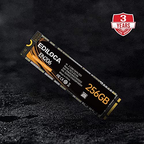 Upgrade Your System with the EN206 512 GB M.2 SSD – High-Speed 3 D NAND TLC Technology for Ultrabooks and Mini PCs, Blazing Fast Read/Write Speeds of 550/460 MB/s, Enhanced Compatibility for Seamless Performance and Efficiency