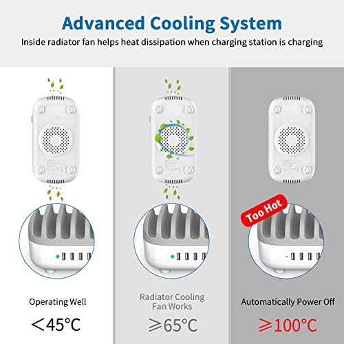 Ultimate 10-Port USB Charging Station by ORICO – 120 W Multi-Device Docking Organizer for i Pads, i Phones, Tablets, Kindles & Phones – High-Speed Charging with Safety Features for Streamlined Tech Management