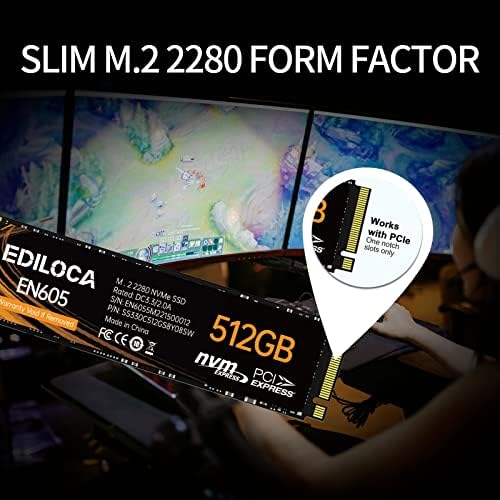 Unleash Blazing Performance with the EN600 PRO 256 GB NVMe SSD – Lightning-Fast 3200 MB/s Speeds for Gamers & Creators, PCIe 3.0 Gen 3 x4 M.2 2280 Internal Drive with Advanced SLC Cache and 3 D NAND TLC, Equipped with Graphene Cooling Sticker for Optimal Durability and Compatibility with PCs, Desktops, and Laptops – Elevate Your Storage Experience Now!