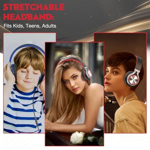 Transform Your Listening Experience with High-Performance USB Type C Foldable Over-Ear Headphones – Premium Hi-Fi Sound, Integrated Microphone & Effortless Volume Control for All Ages – Perfect for Travel, Gaming, and Everyday Use with Superior Compatibility for Tablets & Smartphones
