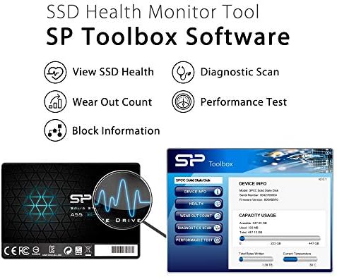 Transform Your Device with Silicon Power 1 TB SATA III SSD – High-Speed 3 D NAND Storage, SLC Cache Performance Boost, Compact 2.5″ Design for Seamless Upgrades and Enhanced Productivity