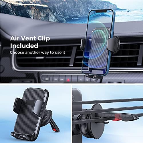 LJFLYXRI Long Arm Car Phone Holder – Heavy-Duty Adjustable Mount with Strong Suction for Secure Dashboard & Windshield Use – Versatile Smartphone Compatibility & 360° Rotation for Safe Navigation & Hands-Free Calls