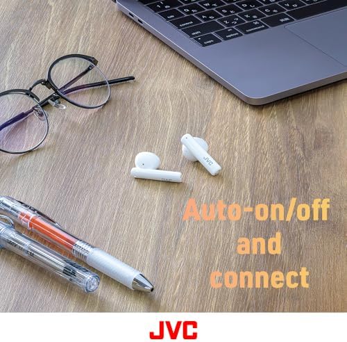 JVC HAA4 TB True Wireless Bluetooth 5.1 Earbuds – Lightweight Design with Enhanced 12 mm Audio Drivers for Superior Sound Quality, IPX4 Waterproof for Active Use, and Up to 30 Hours Playtime – Ideal for Music and Calls on the Go