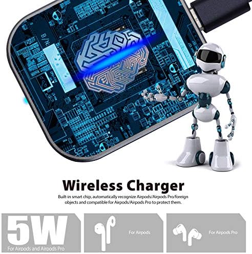 Sleek Silver Wireless Charging Dock for Air Pods Pro 2/3 & Air Pods 2 – Fast, Universal Power Solution for Effortless Charging Anywhere – Modern Aluminum Alloy Design for Home, Office, and Travel Convenience