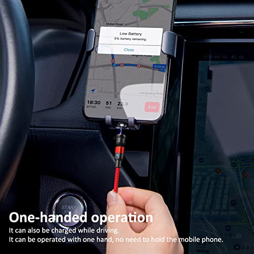 CJOY 4 Pack 10 ft Magnetic Charging Cable – 540-Degree Rotational Design for Effortless Connectivity, Durable Nylon Braided Exterior, Compatible with Type C & Micro USB Devices, Fast Charging Capability for Enhanced Performance and Flexibility