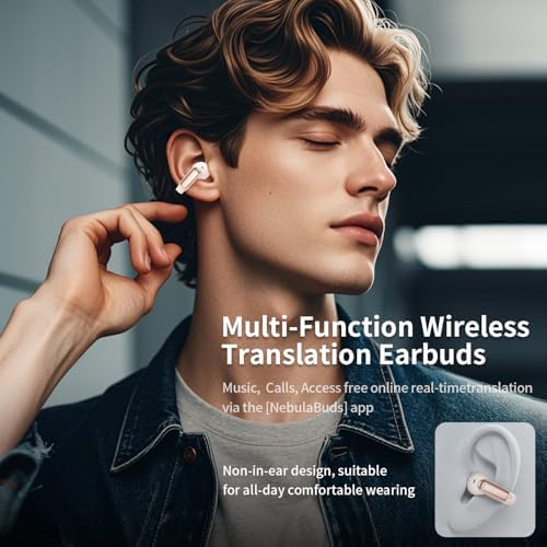 Premium Clip-On Bluetooth 5.4 Earbuds | Open Ear Sport Headphones with 35-Hour Battery Life for All-Day Listening | Ultra-Lightweight Wireless Earphones Featuring Crystal-Clear Voice Calls & Integrated Microphone | Ideal for Fitness and Outdoor Adventures (Sleek Black)