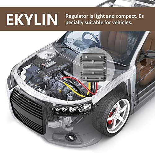 Heavy Duty Waterproof 24 V to 12 V DC Power Converter – 5 A 60 W Versatile Adapter for Vehicles, Marine, and Solar Applications by EKYLIN Power Accessories – Reliable, Durable, and Efficient Power Solution for Every Outdoor Adventure