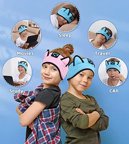 Ultimate Kids Bluetooth Headphones for Safe and Stylish Listening – Versatile Wired Playback Option with Volume Limiting Technology – Durable and Lightweight Design for Travel, School, and Home Use – Adjustable Headband for Customized Comfort – Compatible with Kindle, Tablets, and Cell Phones – Perfect for Boys and Girls