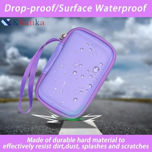 Khanka Durable Hard Case for Anker 3-in-1 USB C Power Bank, 10,000 m Ah Charger Block – Stylish Purple Protection for Portable Charging On-the-Go, Lightweight and Shockproof Accessory for Maximum Durability and Enhanced Safety