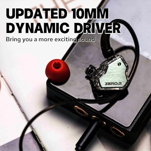 Elevate Your Sound Experience with Linsoul 7 Hz x Crinacle Zero Wired IEM: Premium 10 mm Dynamic Driver Earbuds with OFC Cable & Microphone – Ideal for Gamers and Audiophiles – Stylish Blue Design for Ultimate Comfort and Versatility