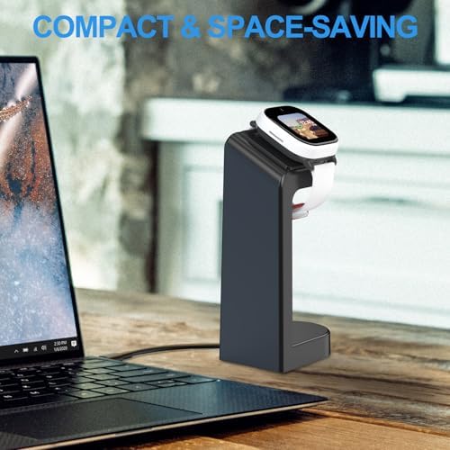 Gizmo Watch Charging Stand with 5 ft Fast Charging Cable – Premium Non-Slip Dock for Gizmo Watch Edition & 3 – Enhanced Durability, Sleek Design, and Optimal Charging Efficiency