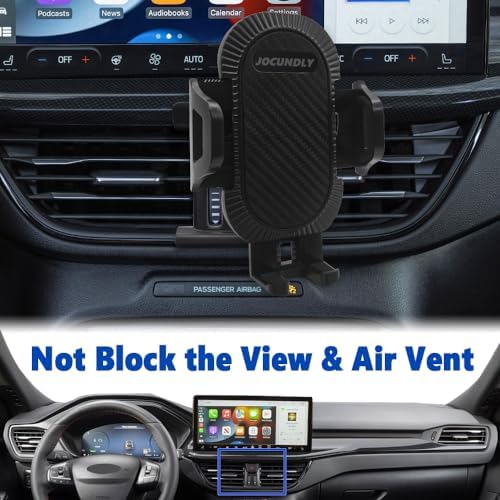 Premium Adjustable Car Phone Mount for 2020-2023 Escape SUV – Thick Case Compatible Air Vent Holder for Safe Navigation and Hands-Free Operation – Universal Fit with 360-Degree Rotation and Hassle-Free Installation for Enhanced Vehicle Safety and Comfort