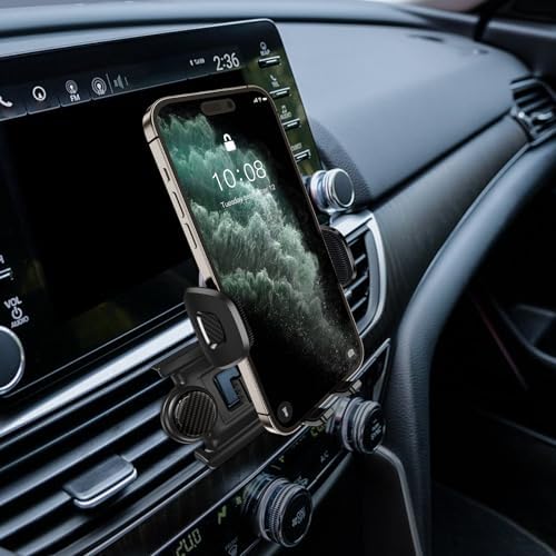 ELOHEI Custom Phone Mount for Volkswagen Golf 8 MK8 R GTI (2020-2024) – Ultimate Car Phone Holder for Enhanced Driving Experience, Quick-Release Design, 360-Degree Rotation, and Exceptional Compatibility with All Smartphone Sizes – Essential VW Golf Accessory for Navigation and Hands-Free Use