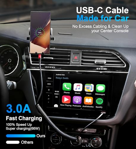 KIYODA 3 FT USB A to C Fast Charging Cables – Versatile 2-Pack for i Phone 15/16 and Samsung Galaxy A10/A20 – Stylish Pink Design for On-the-Go Charging – Durable, High-Speed Performance for All Your Devices – Ideal for Car and Home Use