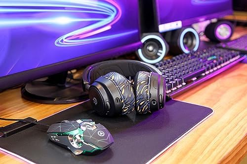 Upgrade Your Arctis Nova Experience with WC Freeze Cooling Gel Earpads – Optimal Comfort and Enhanced Sound Isolation for Pro Wired, Nova 7, 5, 4, 3, 1 Headsets – Designed by Wicked Cushions | Black | Superior Hybrid Fabric Technology for Long Gaming Sessions