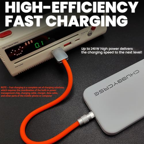 Ultra-Compact 240 W USB C Charging Cable – Sleek 4-Inch Power Bank Connector for i Phone 15/16 & Samsung Galaxy – Durable Tangle-Free Design for Effortless Portability – Essential Travel Accessory for Fast On-the-Go Charging Needs