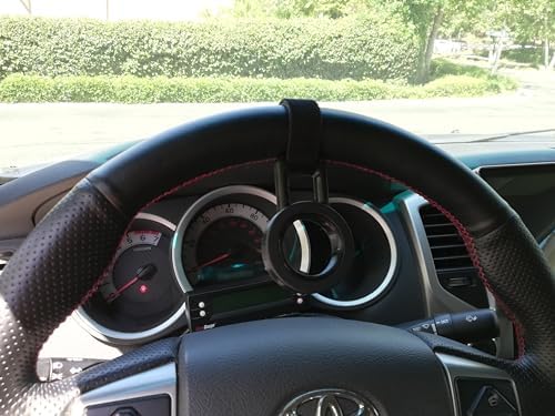 Revolutionary Magnetic Steering Wheel Phone Holder: Ultimate Mag Safe Compatibility for i Phone & Samsung – Hands-Free Navigation & 360-Degree Rotation for Safe Driving