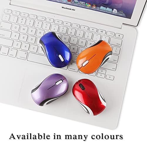 Charming Wireless Mini Mouse – Adorable Portable USB Optical Mouse for Laptops and Kids – Compact 1000 DPI Cordless Design in Fun Purple – Ideal Travel Companion and Perfect Gift for Young Tech Enthusiasts