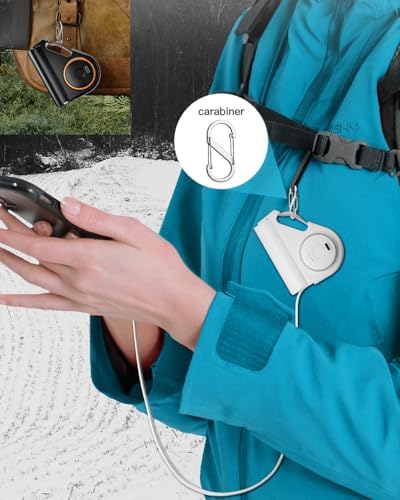 Compact Travel Power Bank with 5000 m Ah Capacity & 22.5 W Rapid Charge – Built-in 2.3 ft Retractable USB-C Cable & Emergency Flashlight – Ideal for i Phone 16/15/14, Samsung & Android Devices – Sleek Black Design for Ultimate Portability and Style