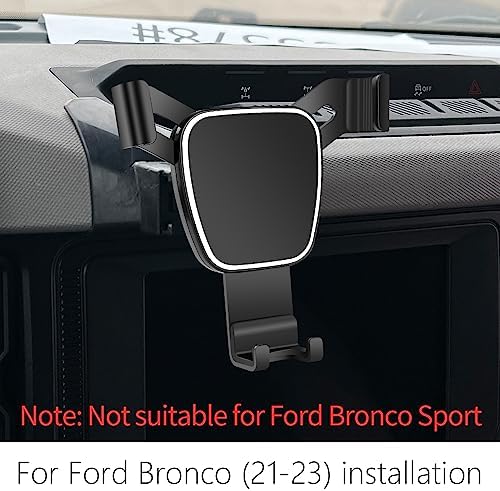 Ford Bronco Sport Car Phone Holder (2021-2024) – Tailored Mobile Phone Mount for Ultimate Navigation and Safety | Sturdy Cradle with Adjustable Viewing Angles | Effortless Installation and Sleek Aesthetic Enhancements | Essential Accessory for Modern Bronco Drivers