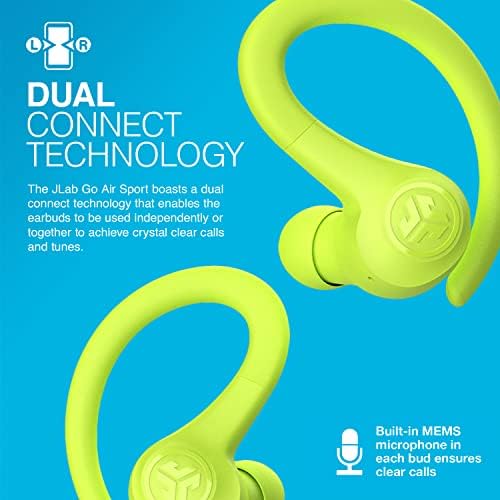 JLab Go Sport+ Wireless Workout Earbuds – Unrivaled 35+ Hour Bluetooth Battery Life, C3 Clear Calling Technology for Distinct Conversations, and Secure Earhook Design for Unyielding Stability During Workouts – Elevate Your Sound Experience with 3 Adjustable EQ Settings and Broad Device Compatibility in Sleek Graphite Finish