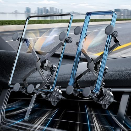 Z Fold 5 Gravity Car Mount – Versatile Dual-Form Phone Holder for Samsung Galaxy Fold Series, Google Pixel, and i Phone 16 with Thick Case Compatibility – Enhanced Stability for Safe Navigation and Hands-Free Convenience