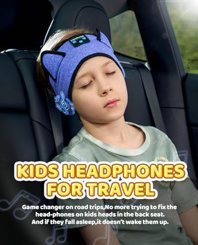Ultimate Kids Bluetooth Headphones for Safe and Stylish Listening – Versatile Wired Playback Option with Volume Limiting Technology – Durable and Lightweight Design for Travel, School, and Home Use – Adjustable Headband for Customized Comfort – Compatible with Kindle, Tablets, and Cell Phones – Perfect for Boys and Girls